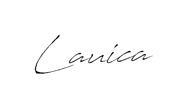 You should practise on your own different ways (Antro_Vectra) to write your name (Lauica) in signature. don't let someone else do it for you. Lauica signature style 6 images and pictures png