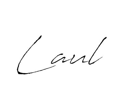 if you are searching for the best signature style for your name Laul. so please give up your signature search. here we have designed multiple signature styles  using Antro_Vectra. Laul signature style 6 images and pictures png