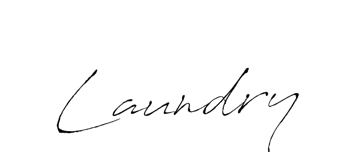 You should practise on your own different ways (Antro_Vectra) to write your name (Laundry) in signature. don't let someone else do it for you. Laundry signature style 6 images and pictures png