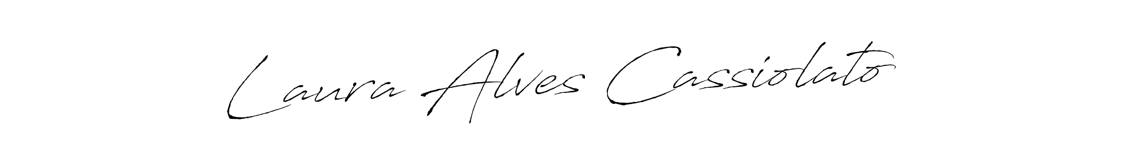 Use a signature maker to create a handwritten signature online. With this signature software, you can design (Antro_Vectra) your own signature for name Laura Alves Cassiolato. Laura Alves Cassiolato signature style 6 images and pictures png