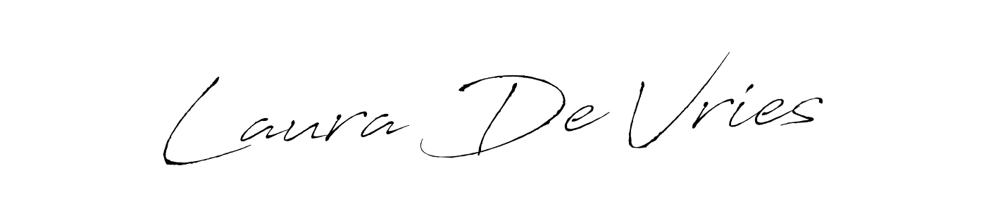 Laura De Vries stylish signature style. Best Handwritten Sign (Antro_Vectra) for my name. Handwritten Signature Collection Ideas for my name Laura De Vries. Laura De Vries signature style 6 images and pictures png