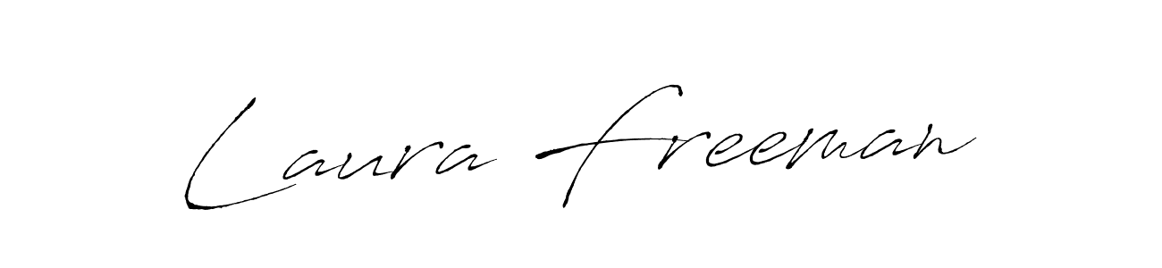 Create a beautiful signature design for name Laura Freeman. With this signature (Antro_Vectra) fonts, you can make a handwritten signature for free. Laura Freeman signature style 6 images and pictures png