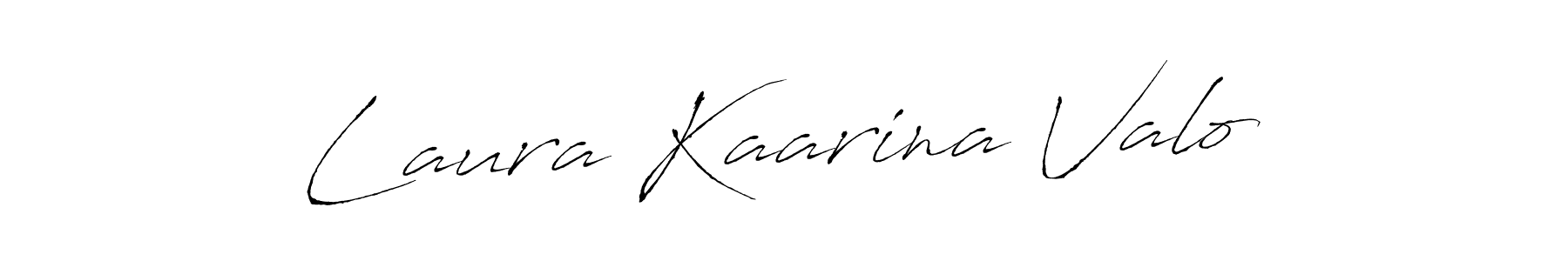 It looks lik you need a new signature style for name Laura Kaarina Valo. Design unique handwritten (Antro_Vectra) signature with our free signature maker in just a few clicks. Laura Kaarina Valo signature style 6 images and pictures png