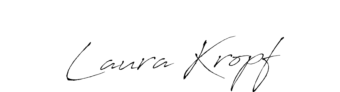 Make a beautiful signature design for name Laura Kropf. With this signature (Antro_Vectra) style, you can create a handwritten signature for free. Laura Kropf signature style 6 images and pictures png