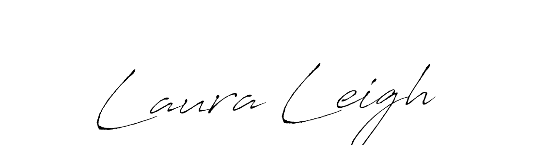 Laura Leigh stylish signature style. Best Handwritten Sign (Antro_Vectra) for my name. Handwritten Signature Collection Ideas for my name Laura Leigh. Laura Leigh signature style 6 images and pictures png