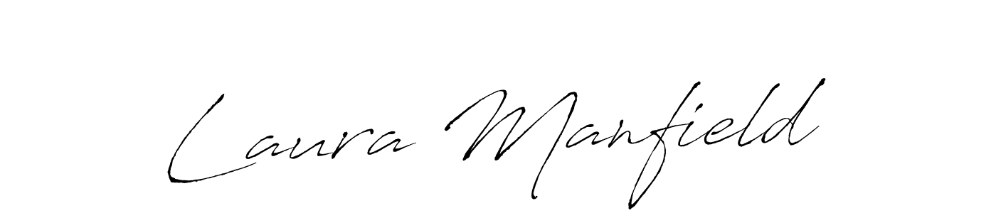 Similarly Antro_Vectra is the best handwritten signature design. Signature creator online .You can use it as an online autograph creator for name Laura Manfield. Laura Manfield signature style 6 images and pictures png