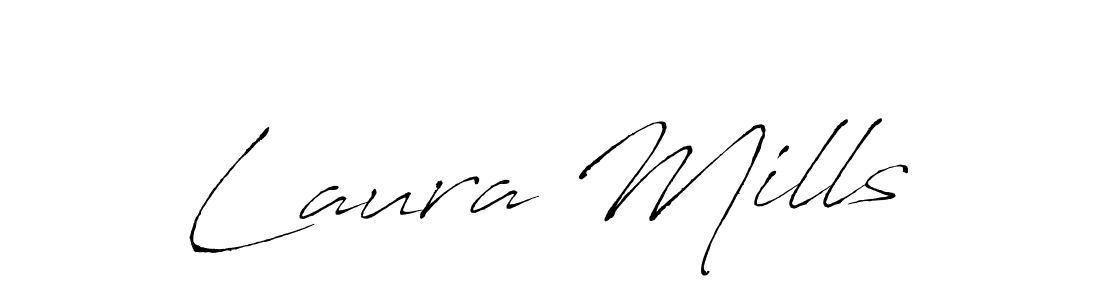 You should practise on your own different ways (Antro_Vectra) to write your name (Laura Mills) in signature. don't let someone else do it for you. Laura Mills signature style 6 images and pictures png