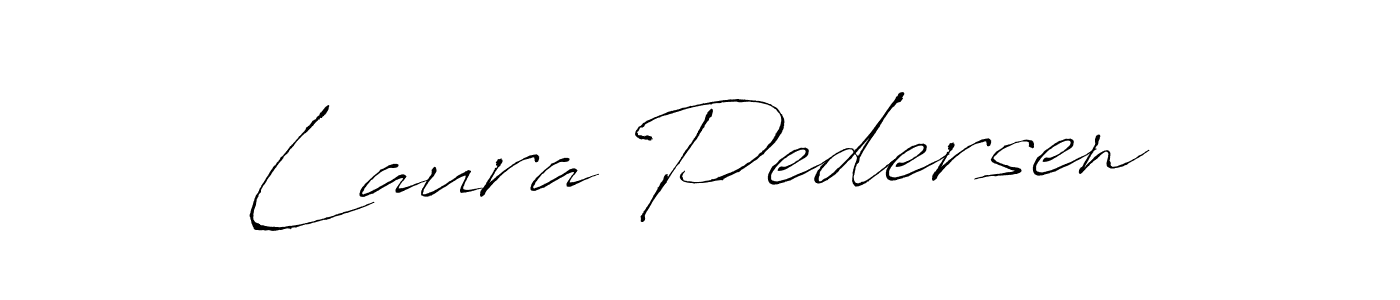 Similarly Antro_Vectra is the best handwritten signature design. Signature creator online .You can use it as an online autograph creator for name Laura Pedersen. Laura Pedersen signature style 6 images and pictures png