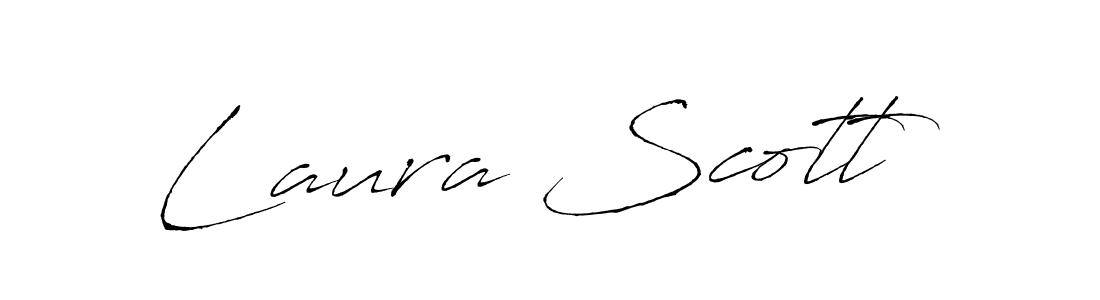 You should practise on your own different ways (Antro_Vectra) to write your name (Laura Scott) in signature. don't let someone else do it for you. Laura Scott signature style 6 images and pictures png