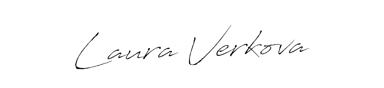 Create a beautiful signature design for name Laura Verkova. With this signature (Antro_Vectra) fonts, you can make a handwritten signature for free. Laura Verkova signature style 6 images and pictures png