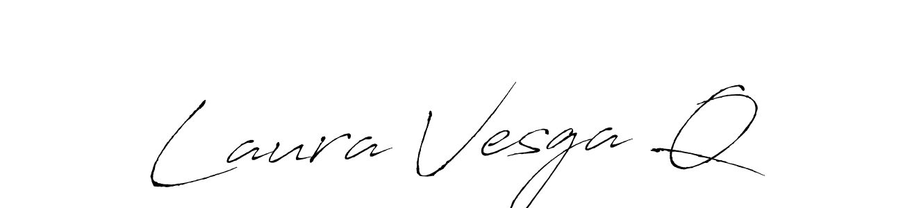 Similarly Antro_Vectra is the best handwritten signature design. Signature creator online .You can use it as an online autograph creator for name Laura Vesga Q. Laura Vesga Q signature style 6 images and pictures png