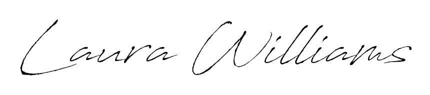 Similarly Antro_Vectra is the best handwritten signature design. Signature creator online. You can use it as an online autograph creator for name Laura Williams. Laura Williams signature style 6 images and pictures png