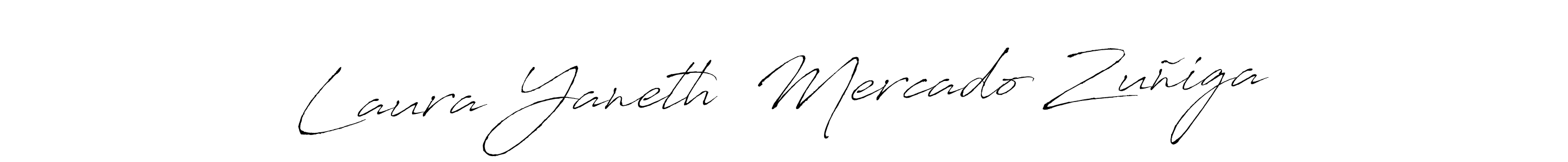 Laura Yaneth  Mercado Zuñiga stylish signature style. Best Handwritten Sign (Antro_Vectra) for my name. Handwritten Signature Collection Ideas for my name Laura Yaneth  Mercado Zuñiga. Laura Yaneth  Mercado Zuñiga signature style 6 images and pictures png