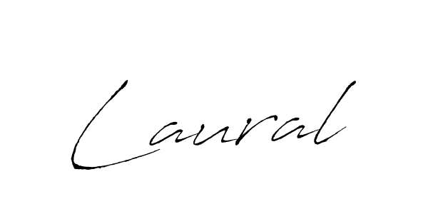 How to make Laural signature? Antro_Vectra is a professional autograph style. Create handwritten signature for Laural name. Laural signature style 6 images and pictures png