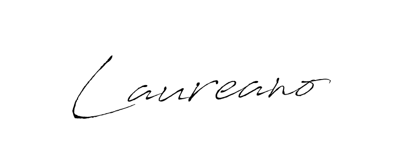 How to make Laureano signature? Antro_Vectra is a professional autograph style. Create handwritten signature for Laureano name. Laureano signature style 6 images and pictures png