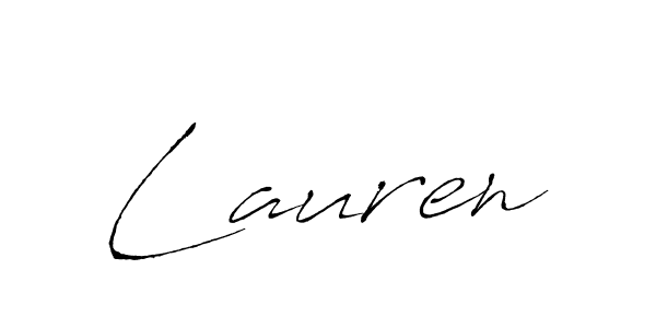 You should practise on your own different ways (Antro_Vectra) to write your name (Lauren) in signature. don't let someone else do it for you. Lauren signature style 6 images and pictures png