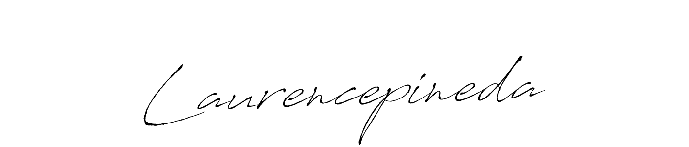 Create a beautiful signature design for name Laurencepineda. With this signature (Antro_Vectra) fonts, you can make a handwritten signature for free. Laurencepineda signature style 6 images and pictures png