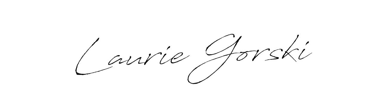 Design your own signature with our free online signature maker. With this signature software, you can create a handwritten (Antro_Vectra) signature for name Laurie Gorski. Laurie Gorski signature style 6 images and pictures png