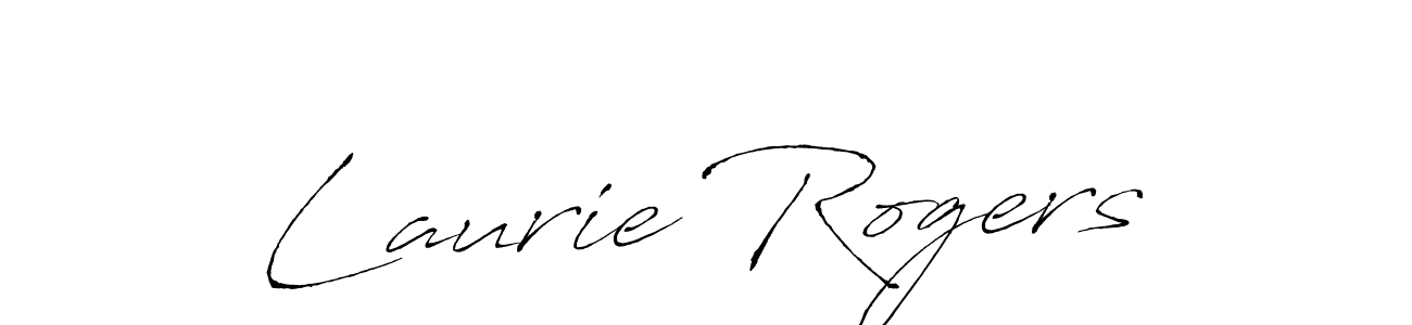 You should practise on your own different ways (Antro_Vectra) to write your name (Laurie Rogers) in signature. don't let someone else do it for you. Laurie Rogers signature style 6 images and pictures png