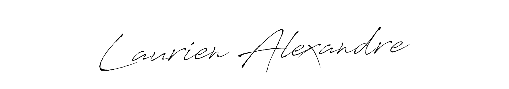 The best way (Antro_Vectra) to make a short signature is to pick only two or three words in your name. The name Laurien Alexandre include a total of six letters. For converting this name. Laurien Alexandre signature style 6 images and pictures png