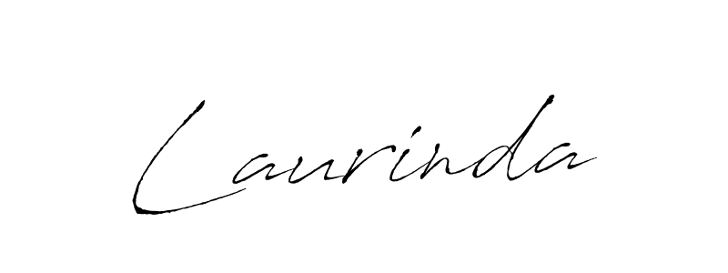 Laurinda stylish signature style. Best Handwritten Sign (Antro_Vectra) for my name. Handwritten Signature Collection Ideas for my name Laurinda. Laurinda signature style 6 images and pictures png