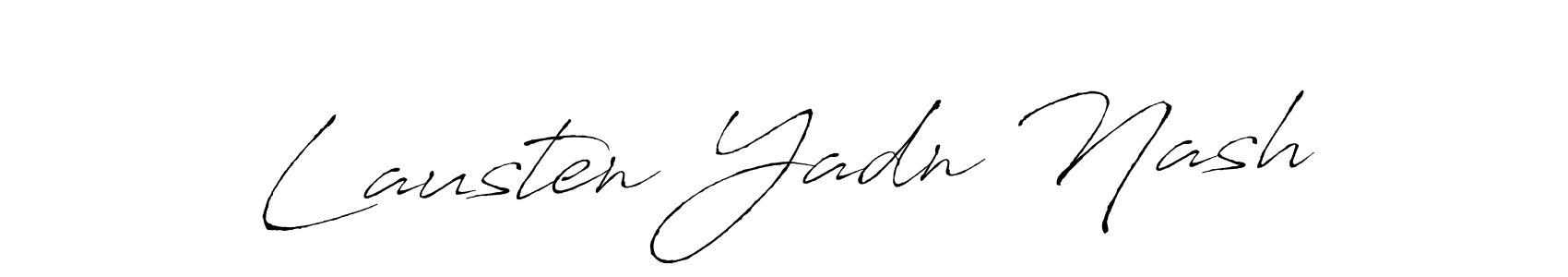 Create a beautiful signature design for name Lausten Yadn Nash. With this signature (Antro_Vectra) fonts, you can make a handwritten signature for free. Lausten Yadn Nash signature style 6 images and pictures png