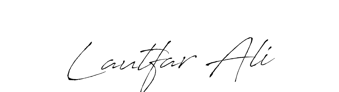 Antro_Vectra is a professional signature style that is perfect for those who want to add a touch of class to their signature. It is also a great choice for those who want to make their signature more unique. Get Lautfar Ali name to fancy signature for free. Lautfar Ali signature style 6 images and pictures png