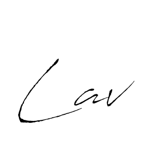 Use a signature maker to create a handwritten signature online. With this signature software, you can design (Antro_Vectra) your own signature for name Lav. Lav signature style 6 images and pictures png