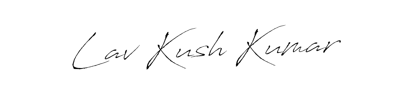 You should practise on your own different ways (Antro_Vectra) to write your name (Lav Kush Kumar) in signature. don't let someone else do it for you. Lav Kush Kumar signature style 6 images and pictures png
