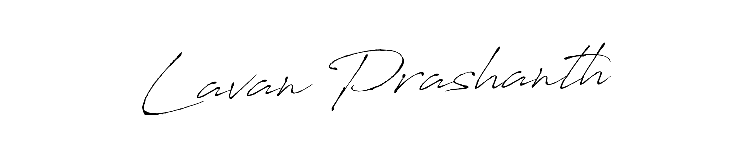 How to make Lavan Prashanth signature? Antro_Vectra is a professional autograph style. Create handwritten signature for Lavan Prashanth name. Lavan Prashanth signature style 6 images and pictures png