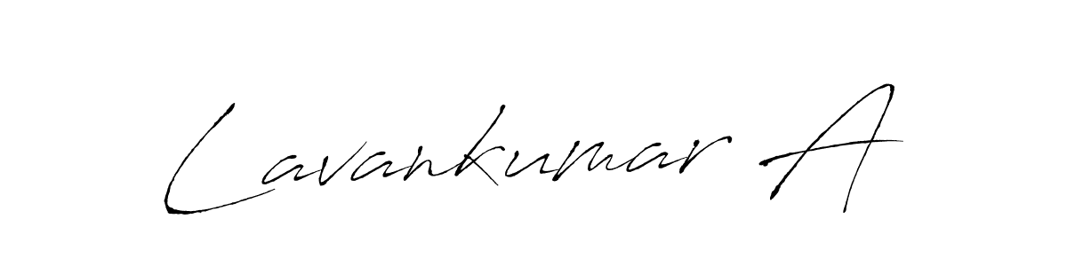 Create a beautiful signature design for name Lavankumar A. With this signature (Antro_Vectra) fonts, you can make a handwritten signature for free. Lavankumar A signature style 6 images and pictures png