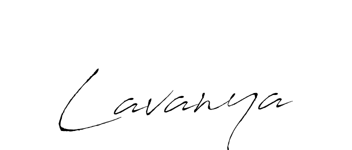 Design your own signature with our free online signature maker. With this signature software, you can create a handwritten (Antro_Vectra) signature for name Lavanya. Lavanya signature style 6 images and pictures png