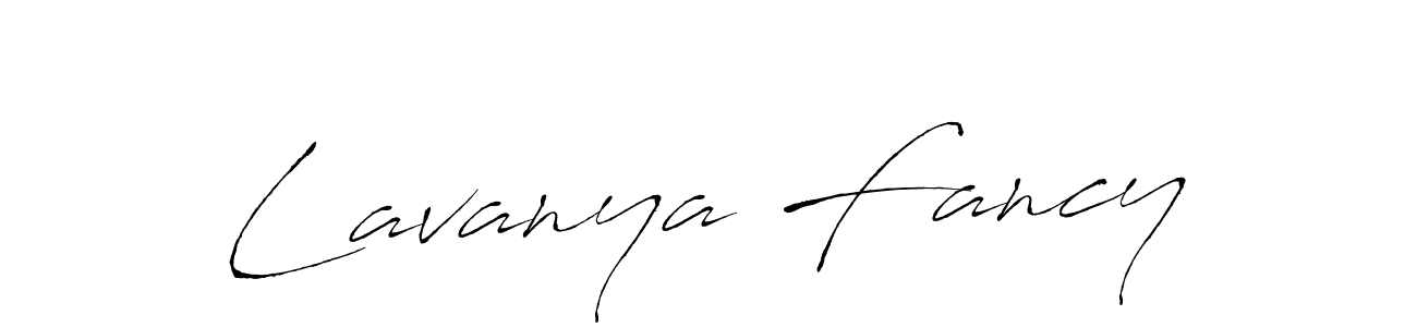 Design your own signature with our free online signature maker. With this signature software, you can create a handwritten (Antro_Vectra) signature for name Lavanya Fancy. Lavanya Fancy signature style 6 images and pictures png