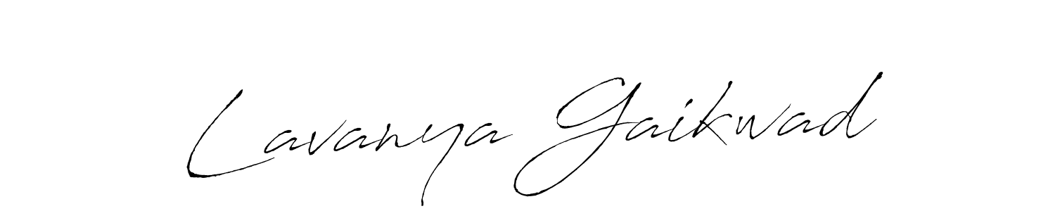 How to make Lavanya Gaikwad signature? Antro_Vectra is a professional autograph style. Create handwritten signature for Lavanya Gaikwad name. Lavanya Gaikwad signature style 6 images and pictures png