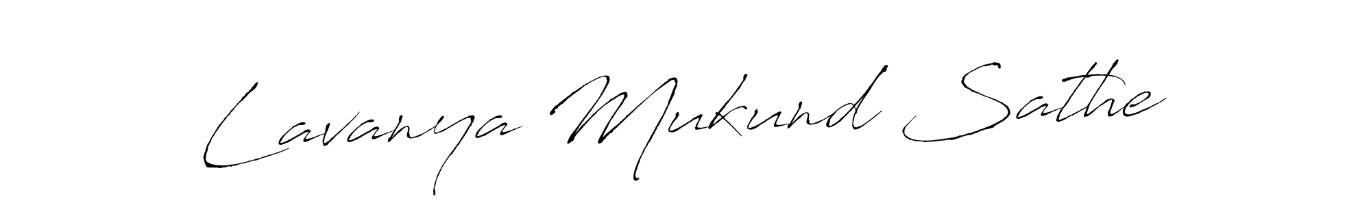 It looks lik you need a new signature style for name Lavanya Mukund Sathe. Design unique handwritten (Antro_Vectra) signature with our free signature maker in just a few clicks. Lavanya Mukund Sathe signature style 6 images and pictures png