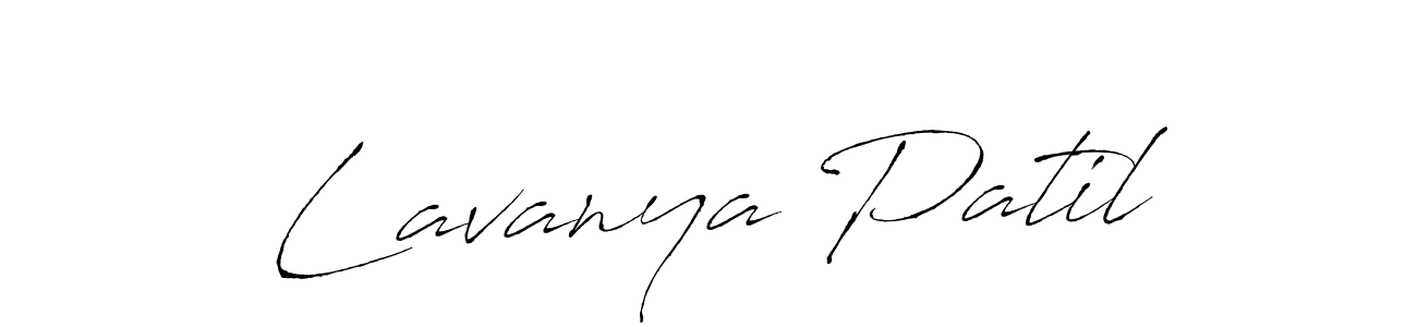 Create a beautiful signature design for name Lavanya Patil. With this signature (Antro_Vectra) fonts, you can make a handwritten signature for free. Lavanya Patil signature style 6 images and pictures png