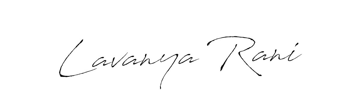 How to make Lavanya Rani signature? Antro_Vectra is a professional autograph style. Create handwritten signature for Lavanya Rani name. Lavanya Rani signature style 6 images and pictures png