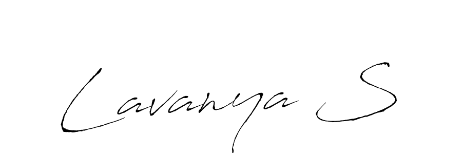 How to Draw Lavanya S signature style? Antro_Vectra is a latest design signature styles for name Lavanya S. Lavanya S signature style 6 images and pictures png