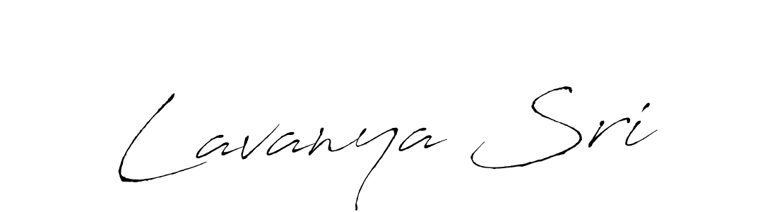 How to make Lavanya Sri signature? Antro_Vectra is a professional autograph style. Create handwritten signature for Lavanya Sri name. Lavanya Sri signature style 6 images and pictures png