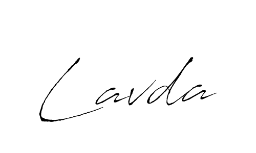 Lavda stylish signature style. Best Handwritten Sign (Antro_Vectra) for my name. Handwritten Signature Collection Ideas for my name Lavda. Lavda signature style 6 images and pictures png