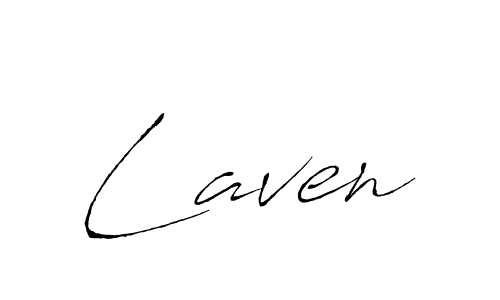 Laven stylish signature style. Best Handwritten Sign (Antro_Vectra) for my name. Handwritten Signature Collection Ideas for my name Laven. Laven signature style 6 images and pictures png