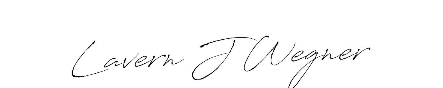 Make a beautiful signature design for name Lavern J Wegner. With this signature (Antro_Vectra) style, you can create a handwritten signature for free. Lavern J Wegner signature style 6 images and pictures png