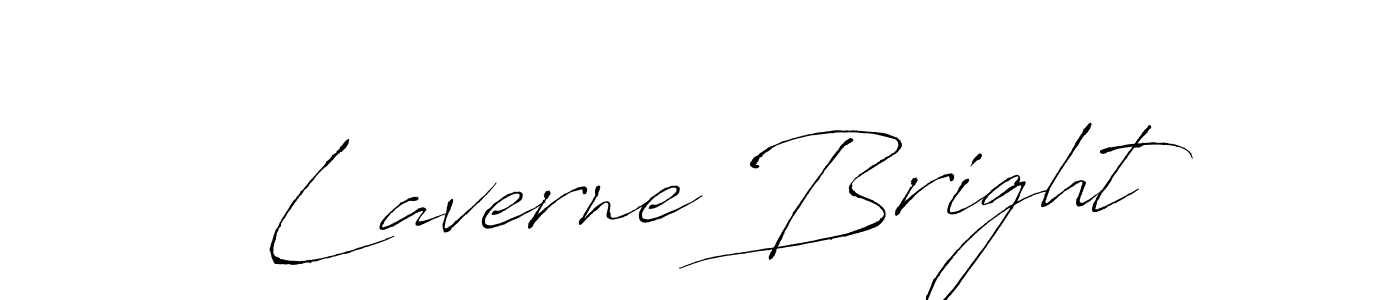 Create a beautiful signature design for name Laverne Bright. With this signature (Antro_Vectra) fonts, you can make a handwritten signature for free. Laverne Bright signature style 6 images and pictures png