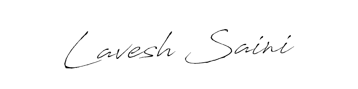 Lavesh Saini stylish signature style. Best Handwritten Sign (Antro_Vectra) for my name. Handwritten Signature Collection Ideas for my name Lavesh Saini. Lavesh Saini signature style 6 images and pictures png