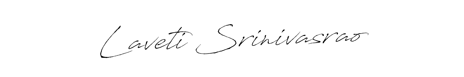 Create a beautiful signature design for name Laveti Srinivasrao. With this signature (Antro_Vectra) fonts, you can make a handwritten signature for free. Laveti Srinivasrao signature style 6 images and pictures png