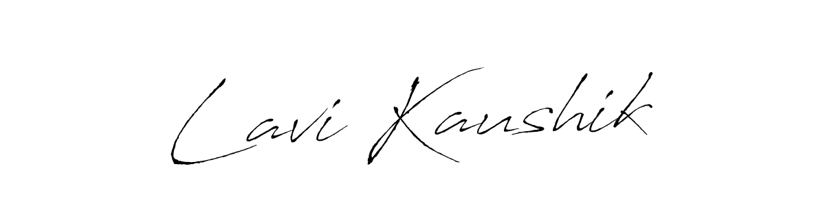 How to make Lavi Kaushik signature? Antro_Vectra is a professional autograph style. Create handwritten signature for Lavi Kaushik name. Lavi Kaushik signature style 6 images and pictures png