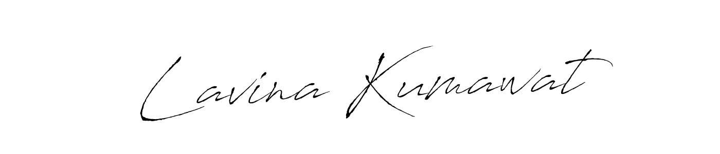 Create a beautiful signature design for name Lavina Kumawat. With this signature (Antro_Vectra) fonts, you can make a handwritten signature for free. Lavina Kumawat signature style 6 images and pictures png