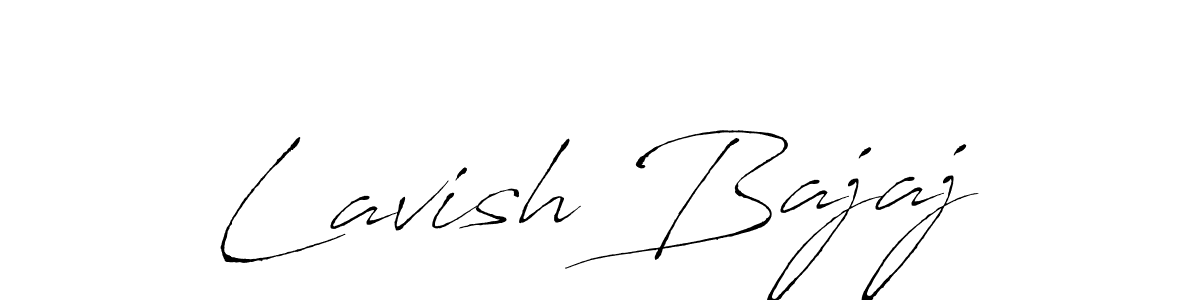 How to make Lavish Bajaj signature? Antro_Vectra is a professional autograph style. Create handwritten signature for Lavish Bajaj name. Lavish Bajaj signature style 6 images and pictures png