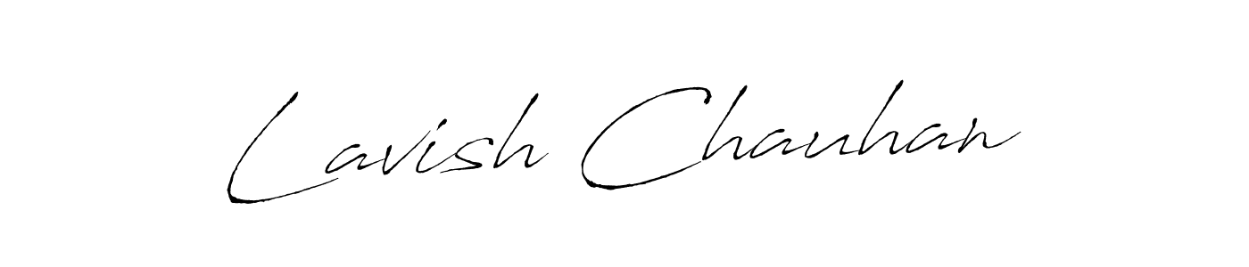 How to make Lavish Chauhan signature? Antro_Vectra is a professional autograph style. Create handwritten signature for Lavish Chauhan name. Lavish Chauhan signature style 6 images and pictures png