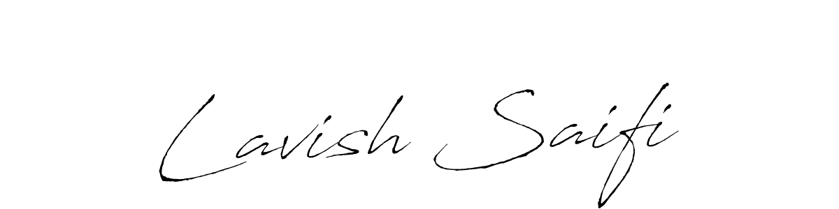 How to make Lavish Saifi name signature. Use Antro_Vectra style for creating short signs online. This is the latest handwritten sign. Lavish Saifi signature style 6 images and pictures png